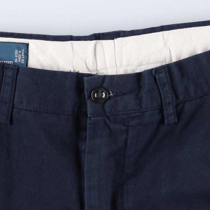 Ralph Lauren POLO by Ralph Lauren PRESTON PANT Chino pants for men, equivalent to w34 cotton navy blue type Vintage Second Hand