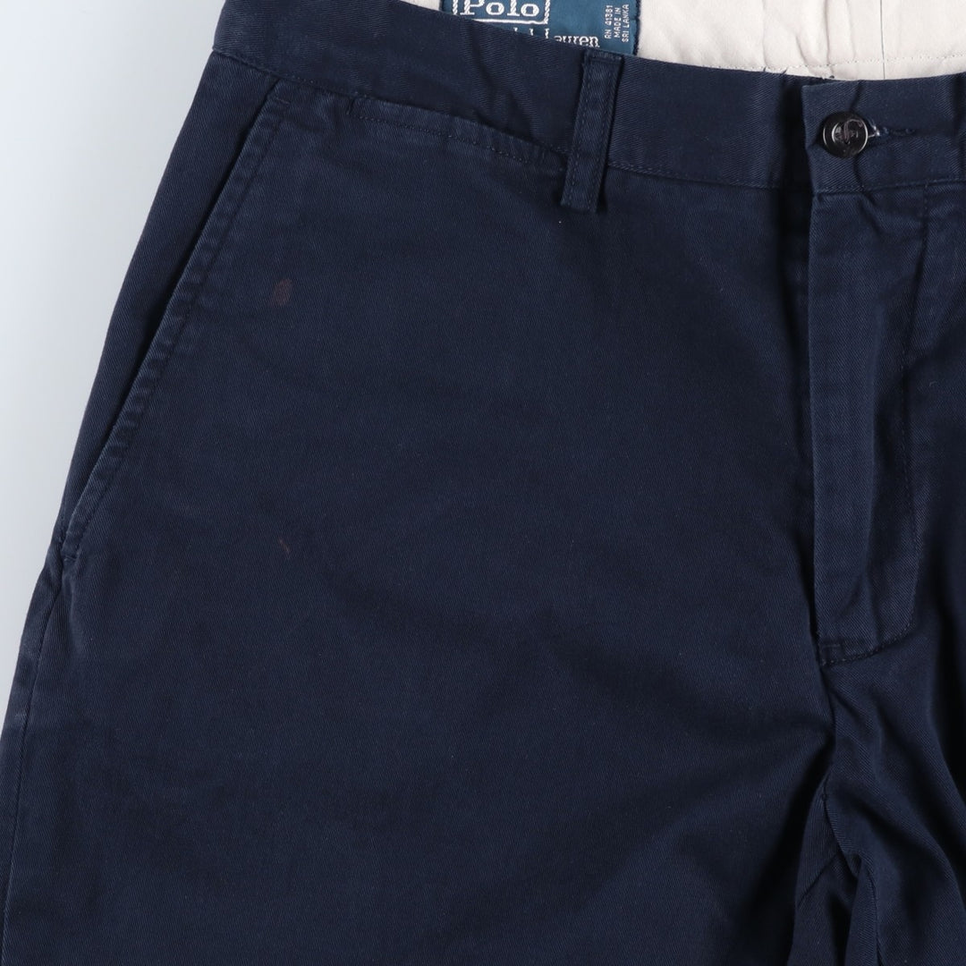 Ralph Lauren POLO by Ralph Lauren PRESTON PANT Chino pants for men, equivalent to w34 cotton navy blue type Vintage Second Hand