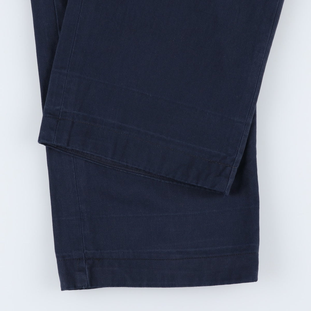 Ralph Lauren POLO by Ralph Lauren PRESTON PANT Chino pants for men, equivalent to w34 cotton navy blue type Vintage Second Hand