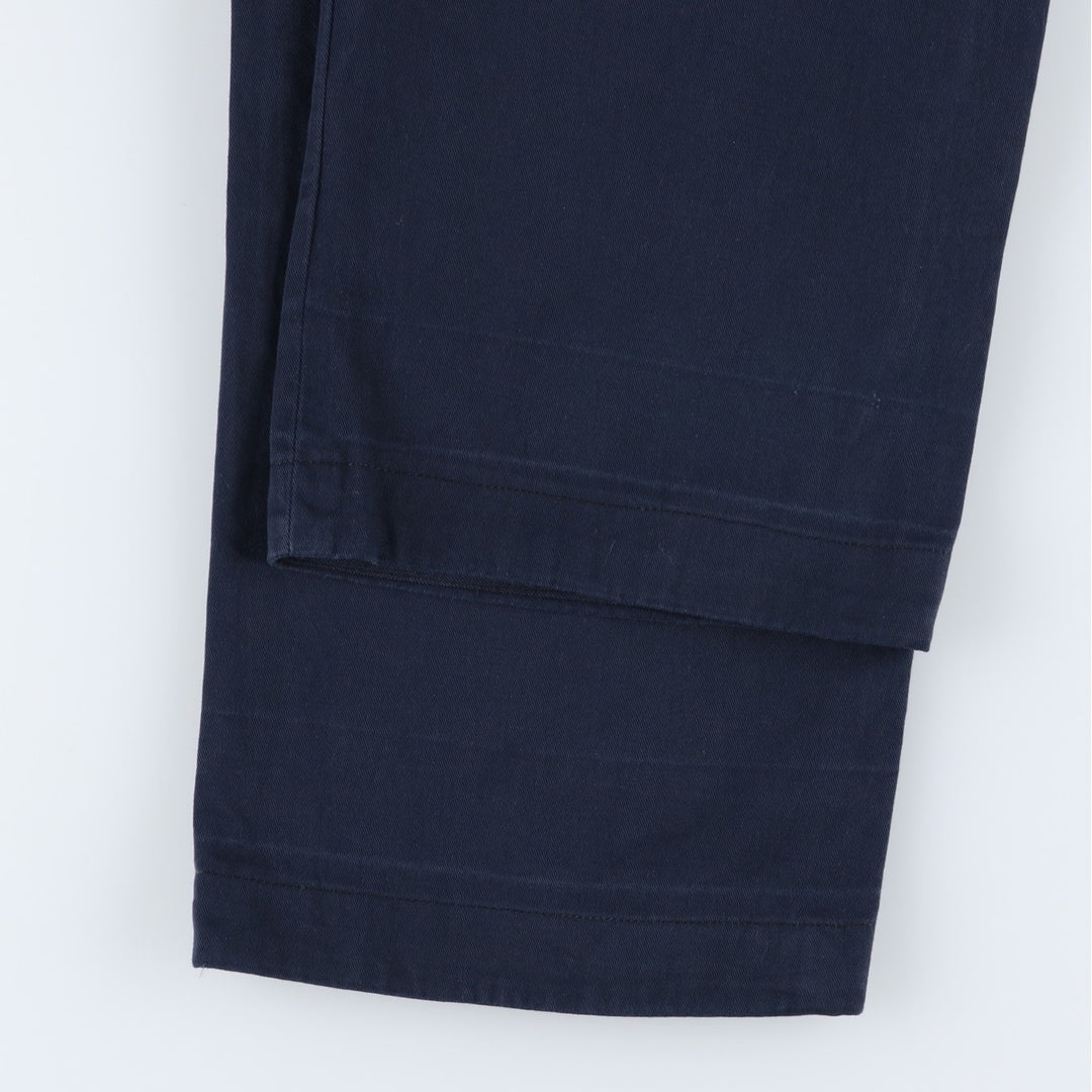 Ralph Lauren POLO by Ralph Lauren PRESTON PANT Chino pants for men, equivalent to w34 cotton navy blue type Vintage Second Hand