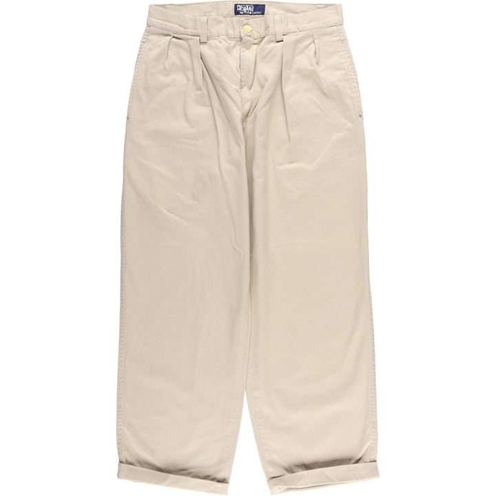 Ralph Lauren POLO by Ralph Lauren Chino Pants Men's W32 equivalent cotton Beige type Vintage Second Hand