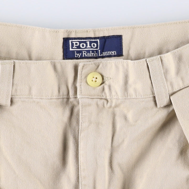 Ralph Lauren POLO by Ralph Lauren Chino Pants Men's W32 equivalent cotton Beige type Vintage Second Hand