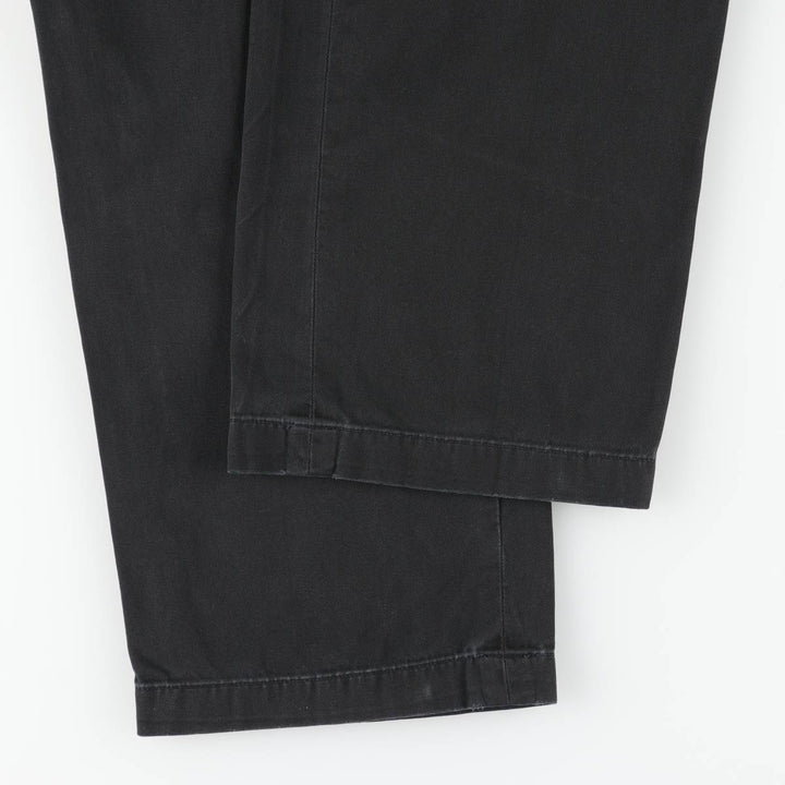Ralph Lauren POLO RALPH LAUREN CLASSIC FIT PLEATED Two-Pleat Chino Pants, Men's Size W34 (approx.) unclear black type Vintage Second Hand