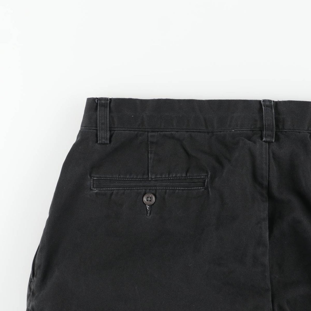 Ralph Lauren POLO RALPH LAUREN CLASSIC FIT PLEATED Two-Pleat Chino Pants, Men's Size W34 (approx.) unclear black type Vintage Second Hand