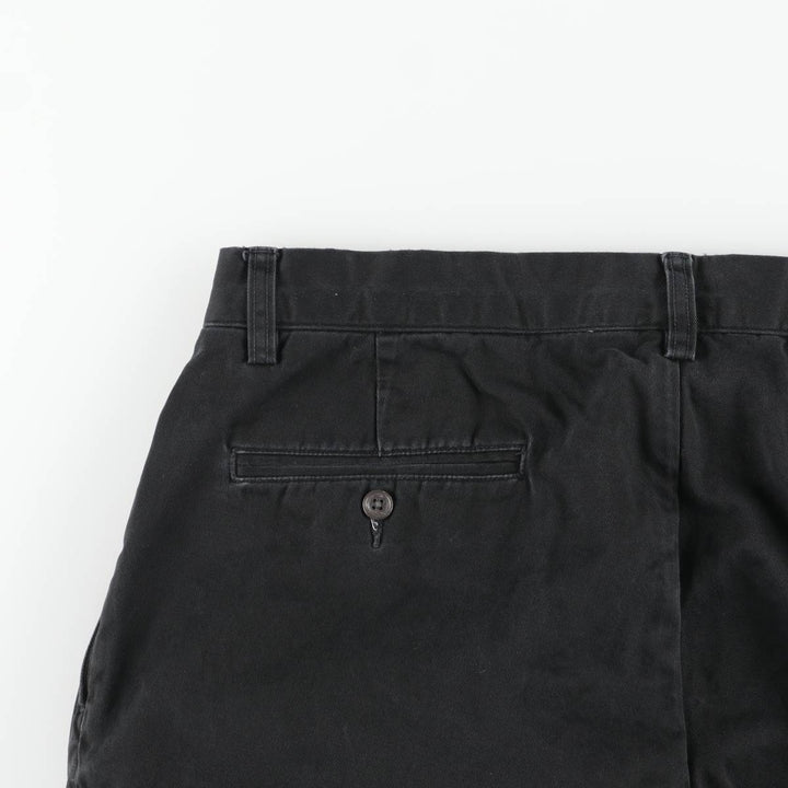 Ralph Lauren POLO RALPH LAUREN CLASSIC FIT PLEATED Two-Pleat Chino Pants, Men's Size W34 (approx.) unclear black type Vintage Second Hand