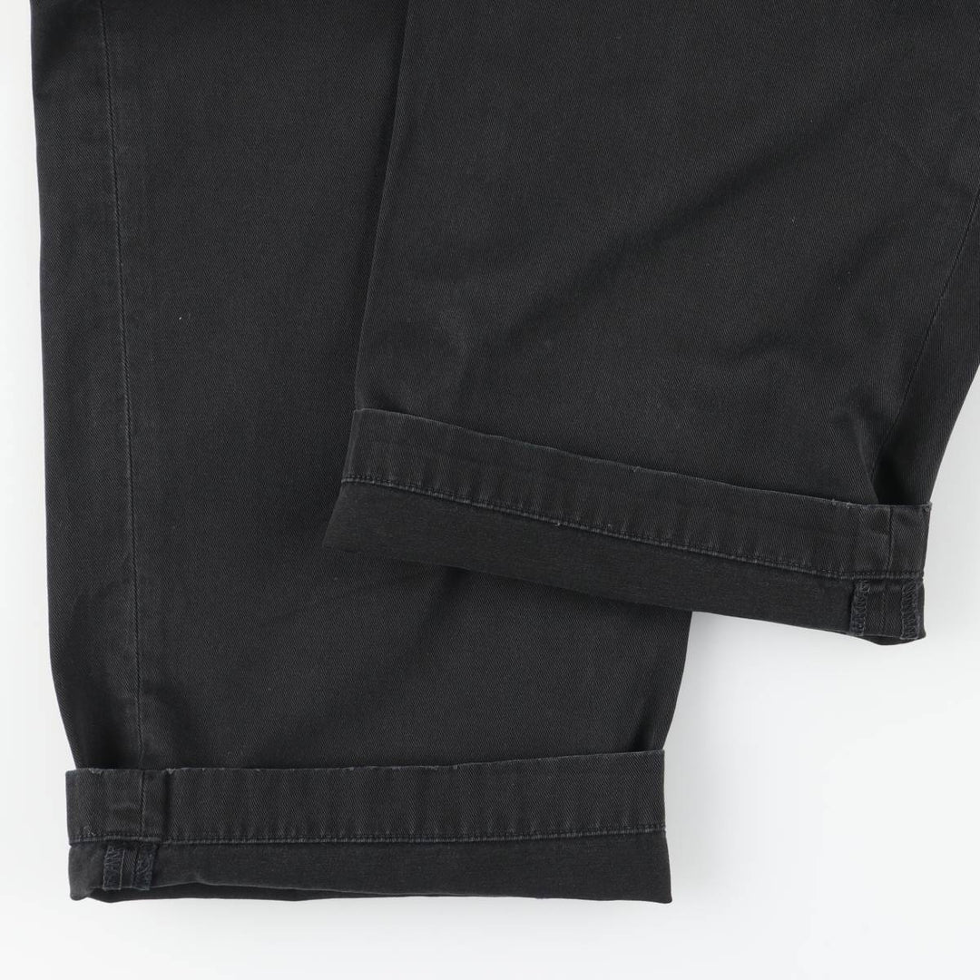 Ralph Lauren POLO RALPH LAUREN CLASSIC FIT PLEATED Two-Pleat Chino Pants, Men's Size W34 (approx.) unclear black type Vintage Second Hand