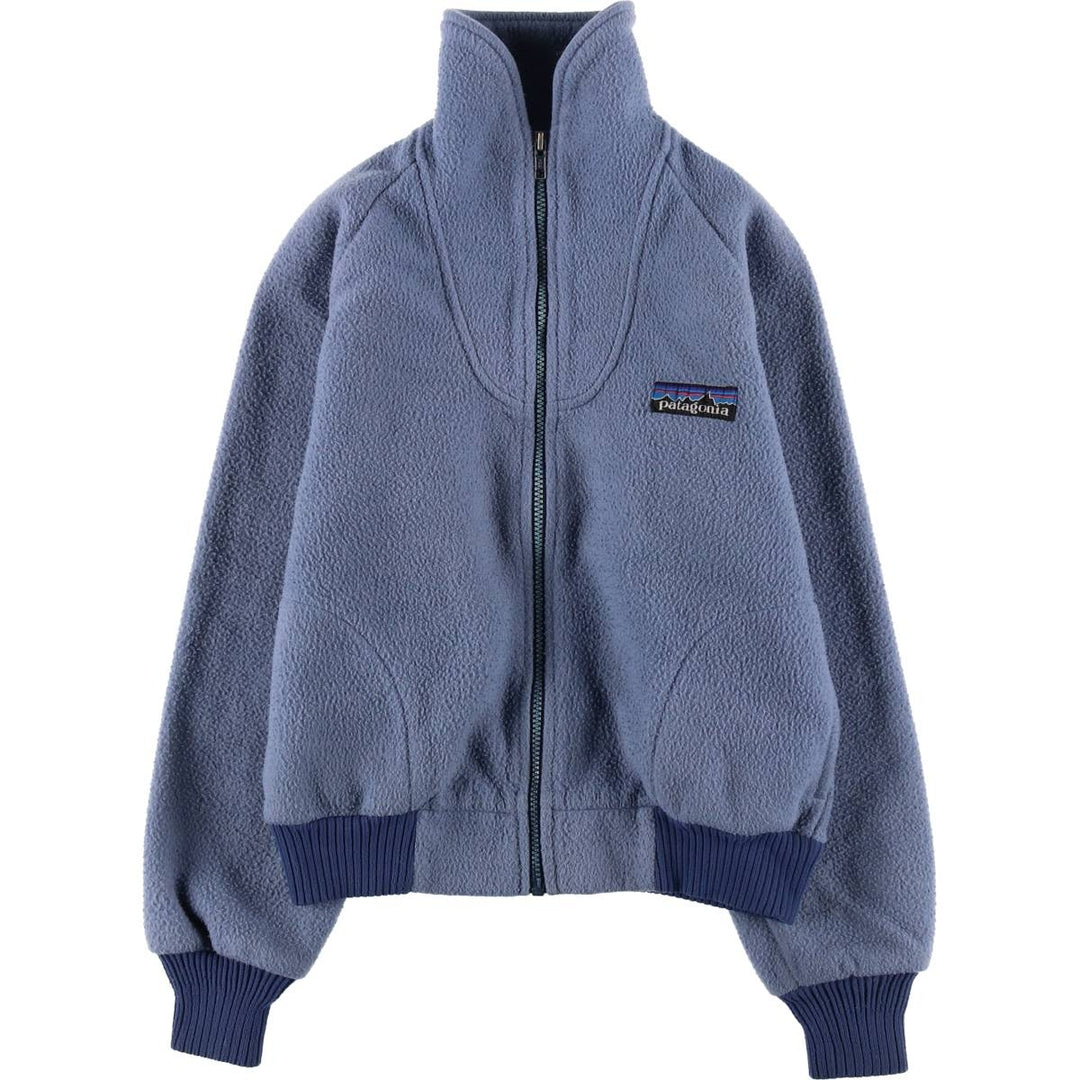 1980'S Patagonia Fleece Jacket with Large Tag, Women's Size M (Equivalent), Vintage unclear blue type Vintage Second Hand