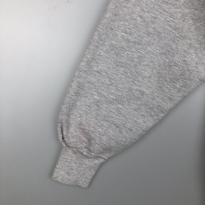 90'S Champion Reverse Weave Embroidered Tag Boston University College Sweatshirt, Made in USA, Men's XXL equivalent. cotton gray type Vintage Second Hand