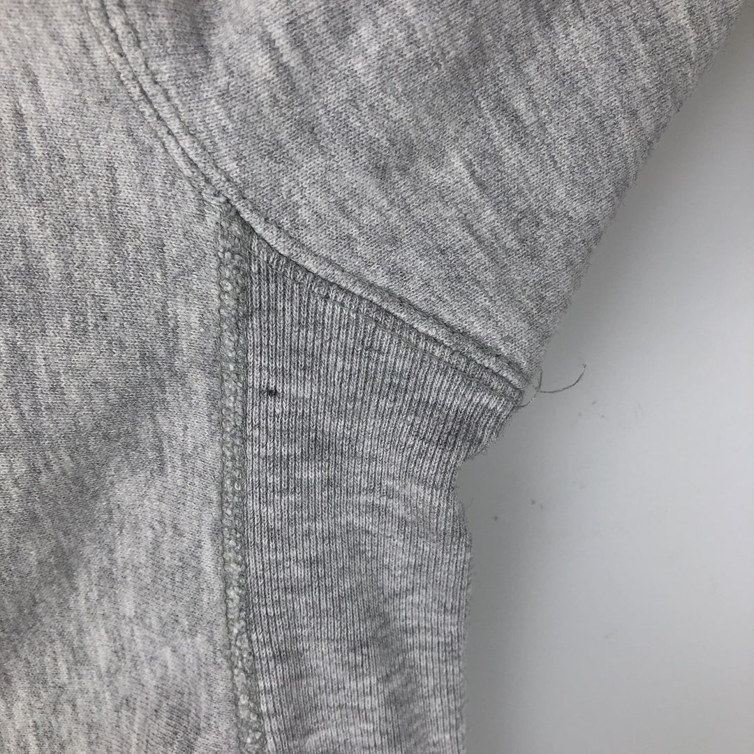 90'S Champion Reverse Weave embroidered tag University of Minnesota college sweatshirt, made in USA, men's size XL equivalent. cotton gray type Vintage Second Hand