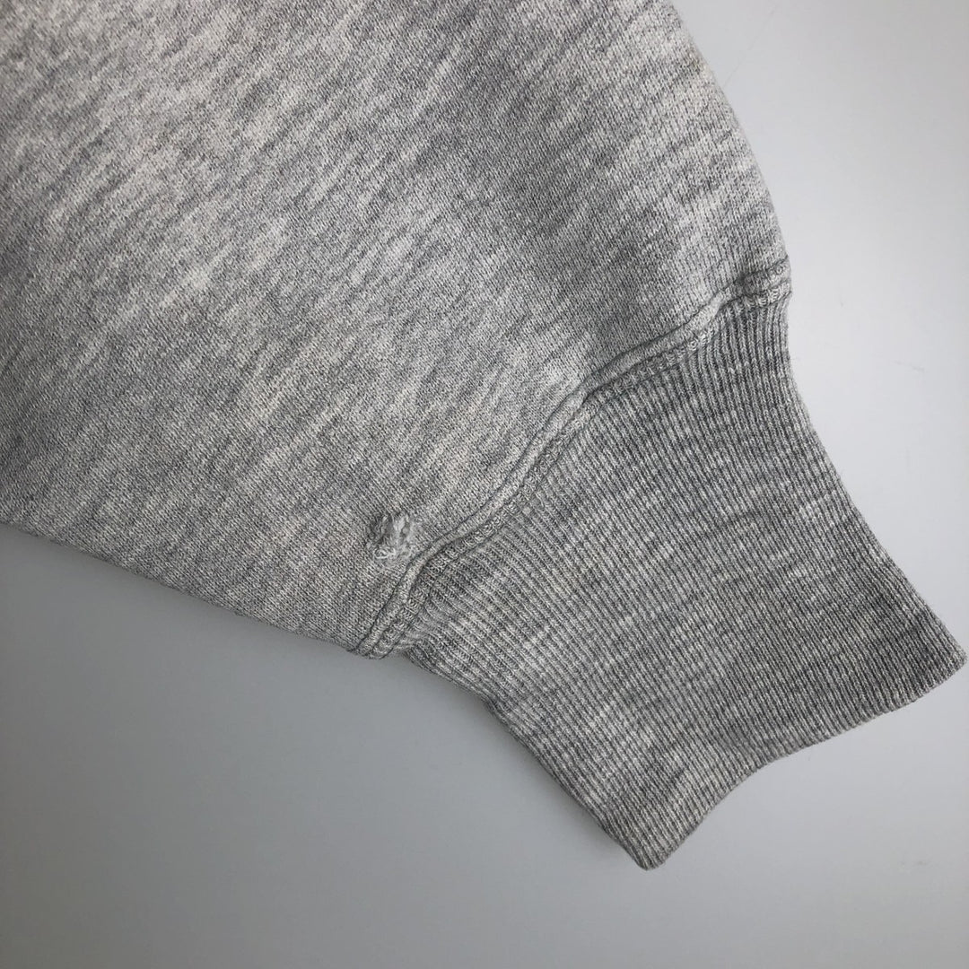 90'S Champion Reverse Weave embroidered tag University of Minnesota college sweatshirt, made in USA, men's size XL equivalent. cotton gray type Vintage Second Hand