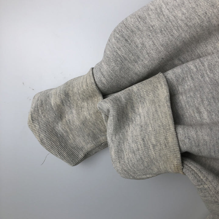 90'S Champion Reverse Weave Embroidered Tag Logo Sweatshirt Trainer Made in USA Men's L Size Vintage cotton gray type Vintage Second Hand