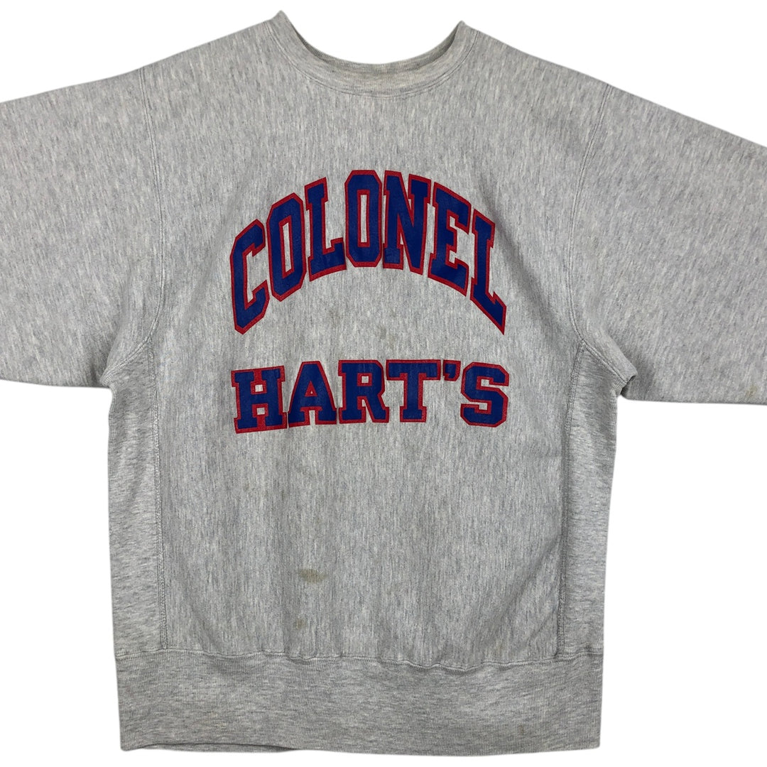90'S Champion Reverse Weave Embroidered Tag Logo Sweatshirt Trainer Made in USA Men's XL Vintage cotton gray type Vintage Second Hand