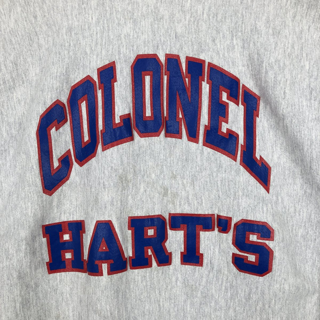 90'S Champion Reverse Weave Embroidered Tag Logo Sweatshirt Trainer Made in USA Men's XL Vintage cotton gray type Vintage Second Hand