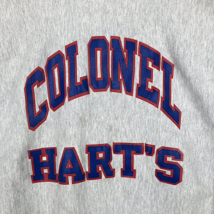 90'S Champion Reverse Weave Embroidered Tag Logo Sweatshirt Trainer Made in USA Men's XL Vintage cotton gray type Vintage Second Hand