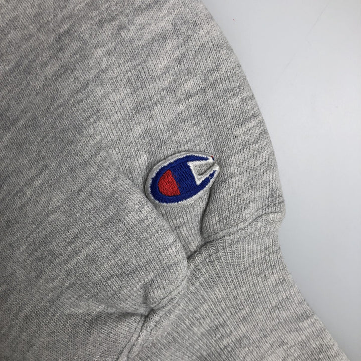90'S Champion Reverse Weave Embroidered Tag Logo Sweatshirt Trainer Made in USA Men's XL Vintage cotton gray type Vintage Second Hand