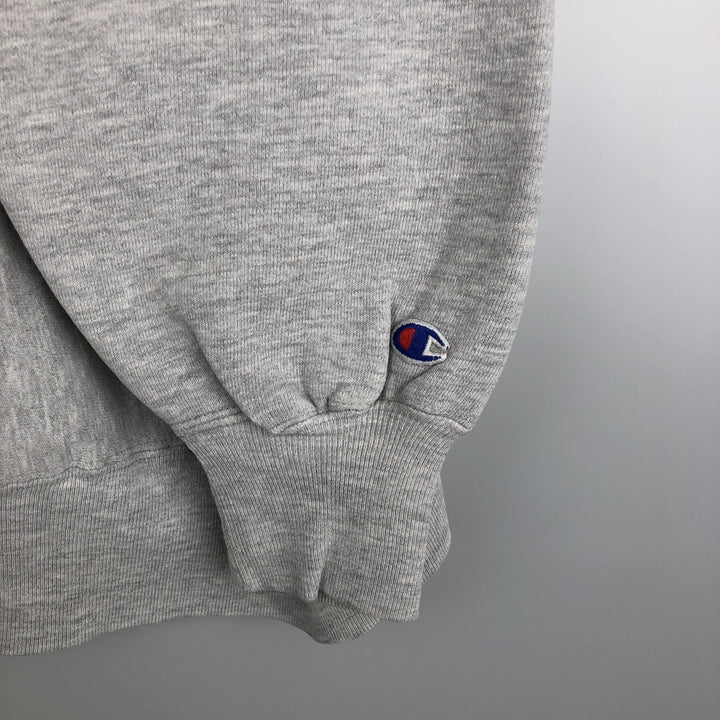 90'S Champion Reverse Weave Embroidered Tag Logo Sweatshirt Trainer Made in USA Men's XL Vintage cotton gray type Vintage Second Hand