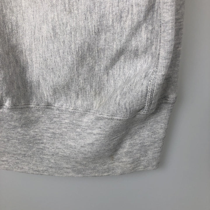 90'S Champion Reverse Weave Embroidered Tag Logo Sweatshirt Trainer Made in USA Men's XL Vintage cotton gray type Vintage Second Hand