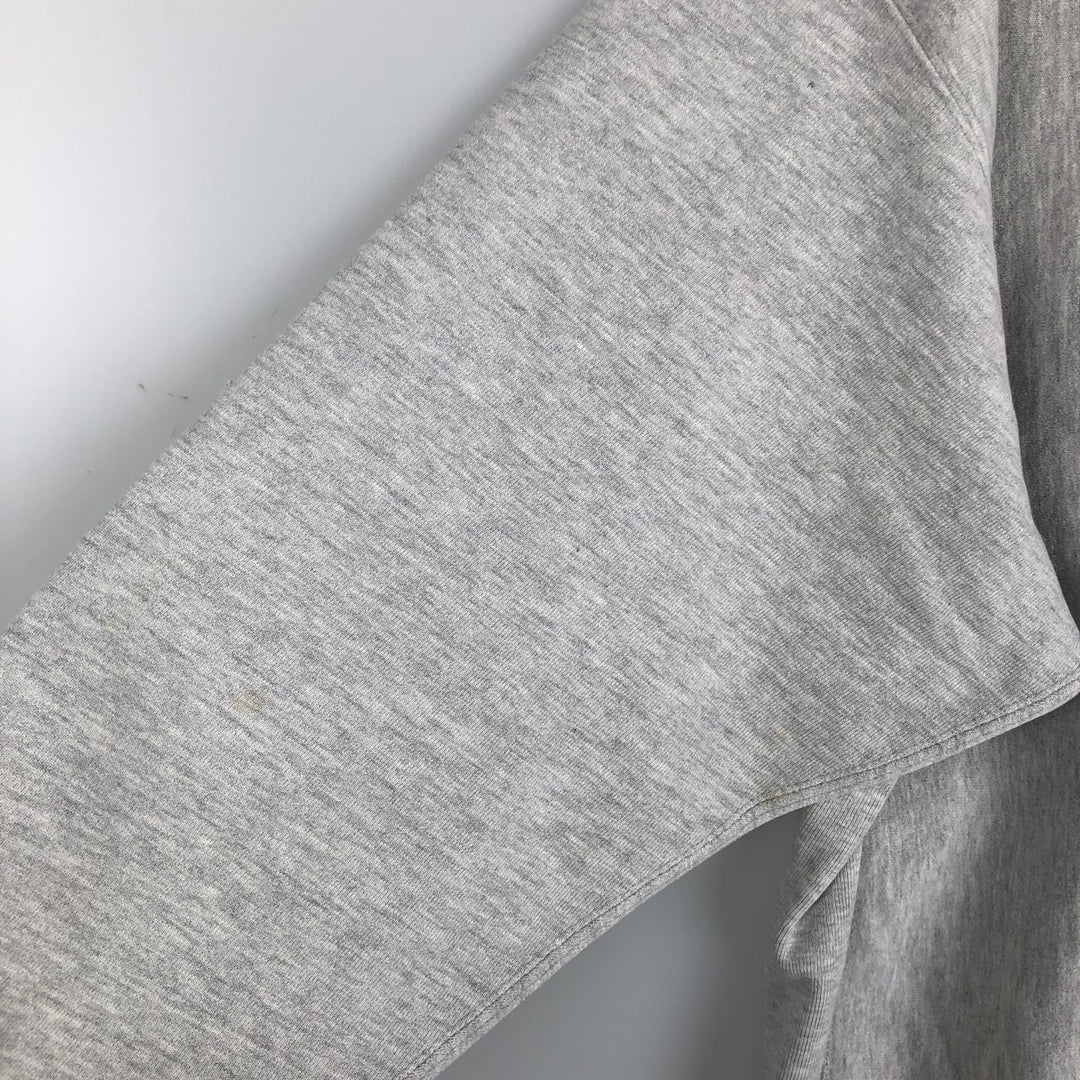 90'S Champion Reverse Weave Embroidered Tag Logo Sweatshirt Trainer Made in USA Men's XL Vintage cotton gray type Vintage Second Hand