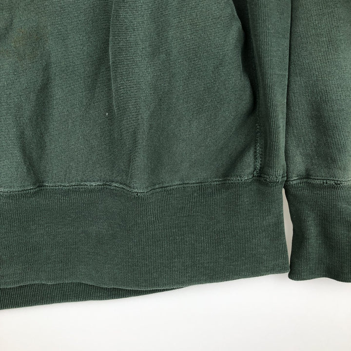 90'S Champion Reverse Weave Embroidered Tag Ohio University College Sweatshirt, Made in USA, Men's XL equivalent. cotton Green type dark green Vintage Second Hand