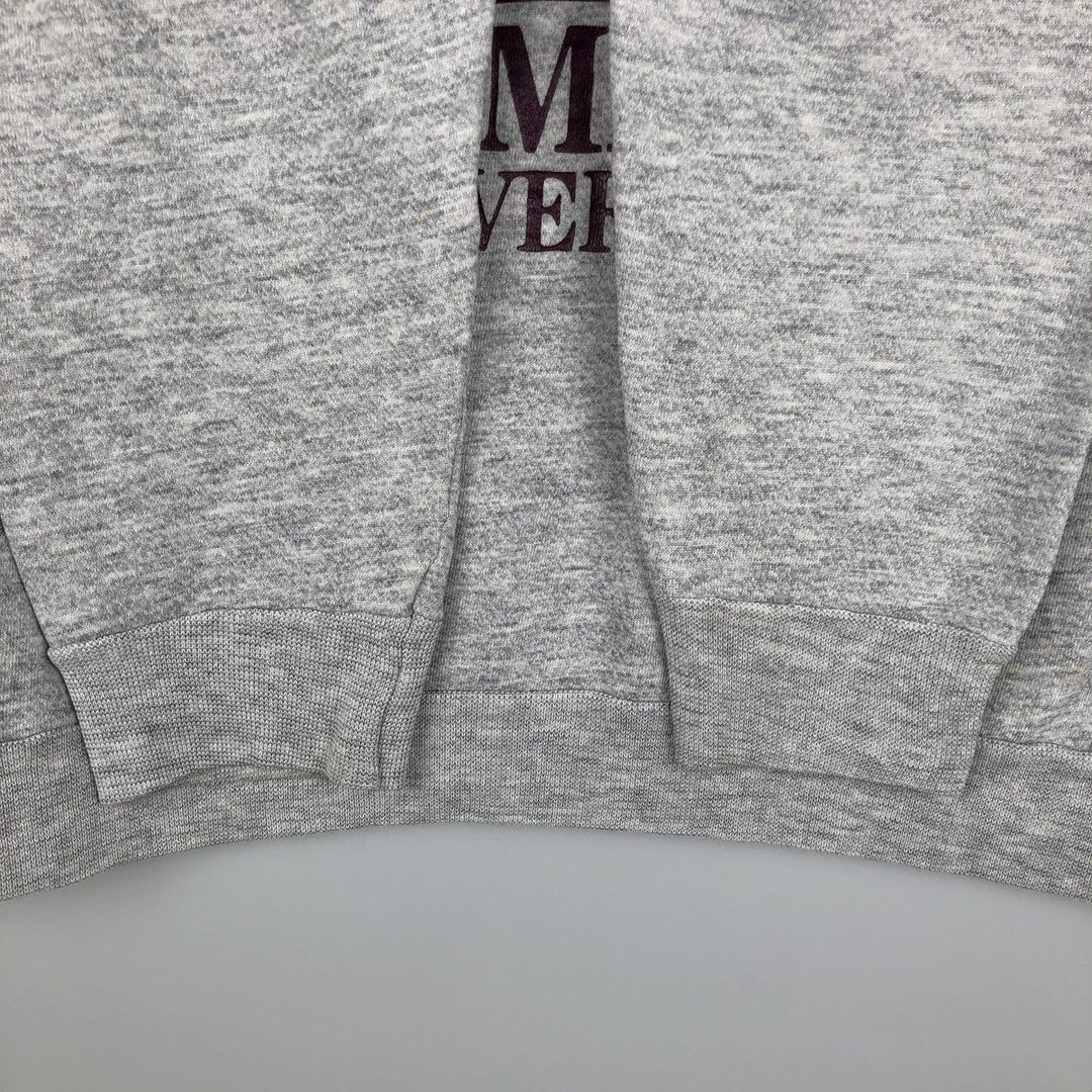 80'S Champion Tricot Tag College Sweatshirt, Made in USA, Men's XL, Vintage cotton gray type Vintage Second Hand