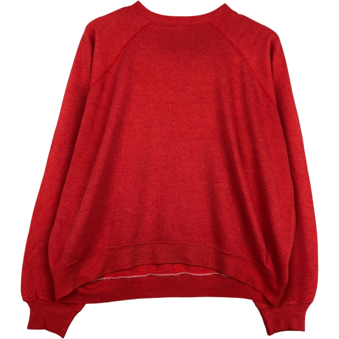 80'S Champion Ohio State College Sweatshirt, Made in USA, Men's XL equivalent. acrylic red type Vintage Second Hand