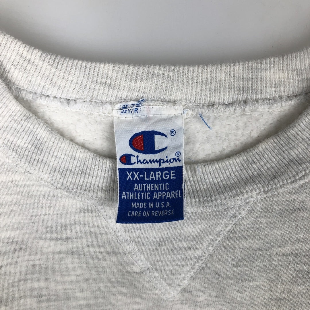90'S Champion NFL Dallas Cowboys Sweatshirt, Made in USA, Men's XXL equivalent, Vintage cotton gray type Vintage Second Hand