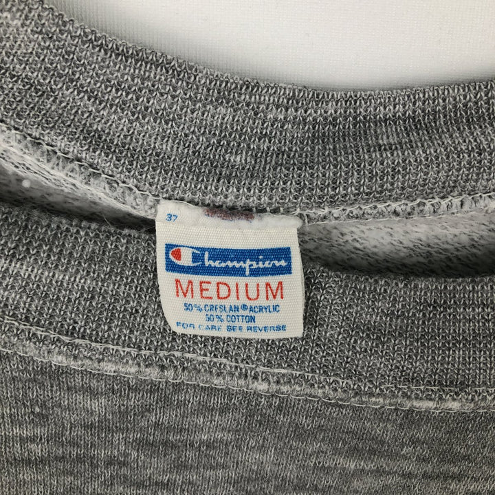 1970'S Champion College Sweatshirt, Made in USA, Men's Size M (approx.), Vintage acrylic gray type Vintage Second Hand