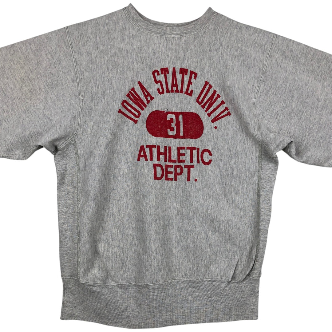 Champion Reverse Weave Embroidered Tag Ohio State University College Sweatshirt, Made in USA, Men's XL (approx.) cotton gray type Vintage Second Hand
