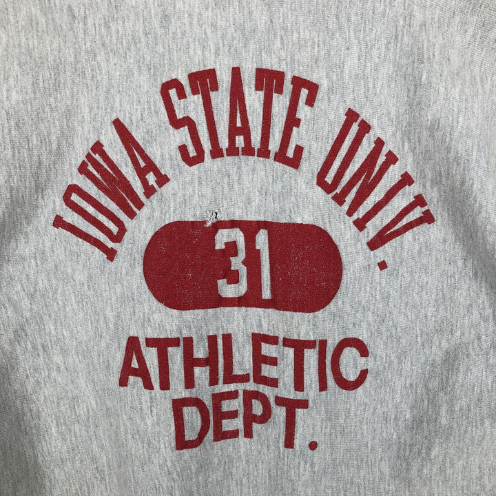 Champion Reverse Weave Embroidered Tag Ohio State University College Sweatshirt, Made in USA, Men's XL (approx.) cotton gray type Vintage Second Hand
