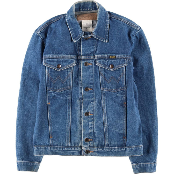 Wrangler Denim Jacket, G-Jean, Men's M size cotton blue type Vintage Second Hand