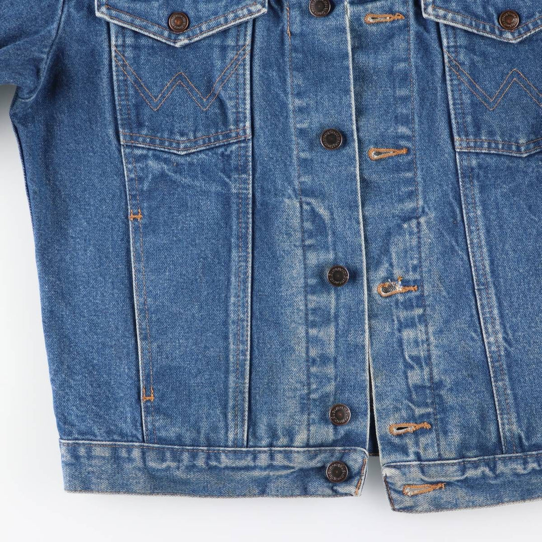 Wrangler Denim Jacket, G-Jean, Men's M size cotton blue type Vintage Second Hand