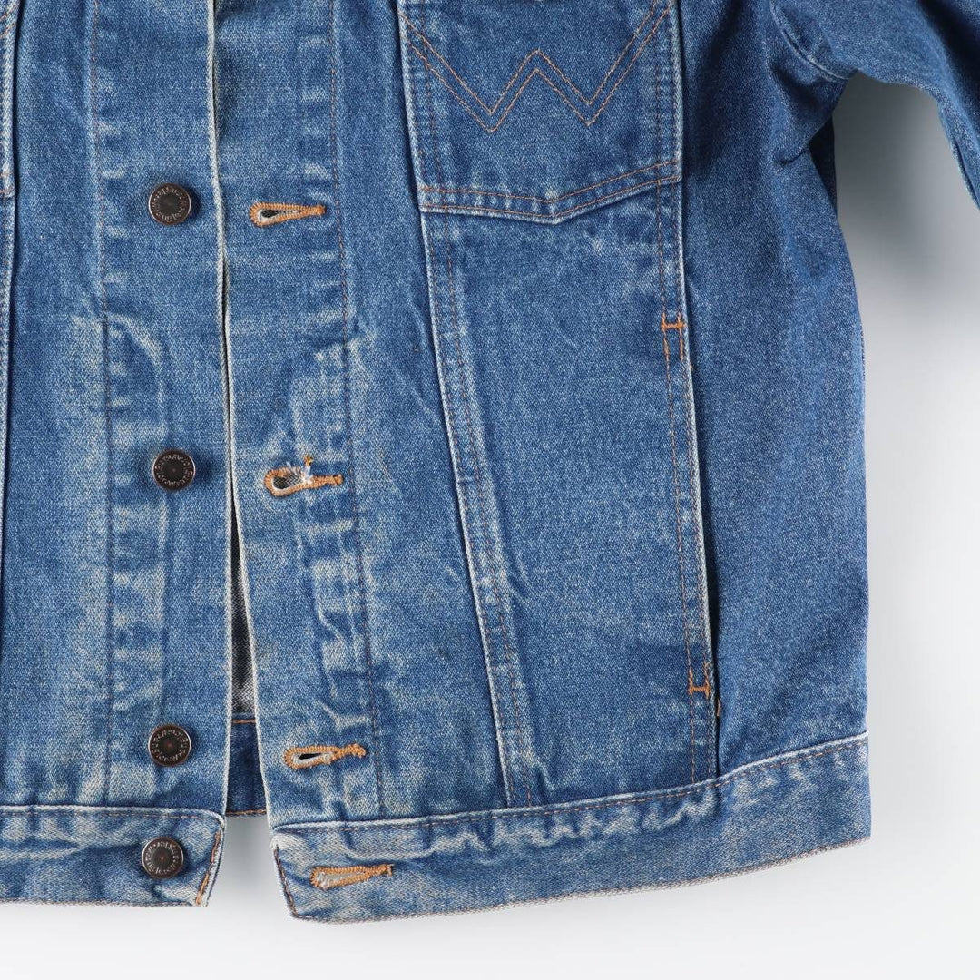 Wrangler Denim Jacket, G-Jean, Men's M size cotton blue type Vintage Second Hand