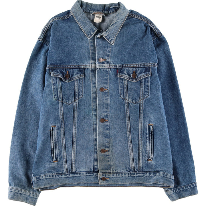90'S Levi's 70507-4890 Denim Jacket, Men's Size XL, Vintage cotton blue type Vintage Second Hand