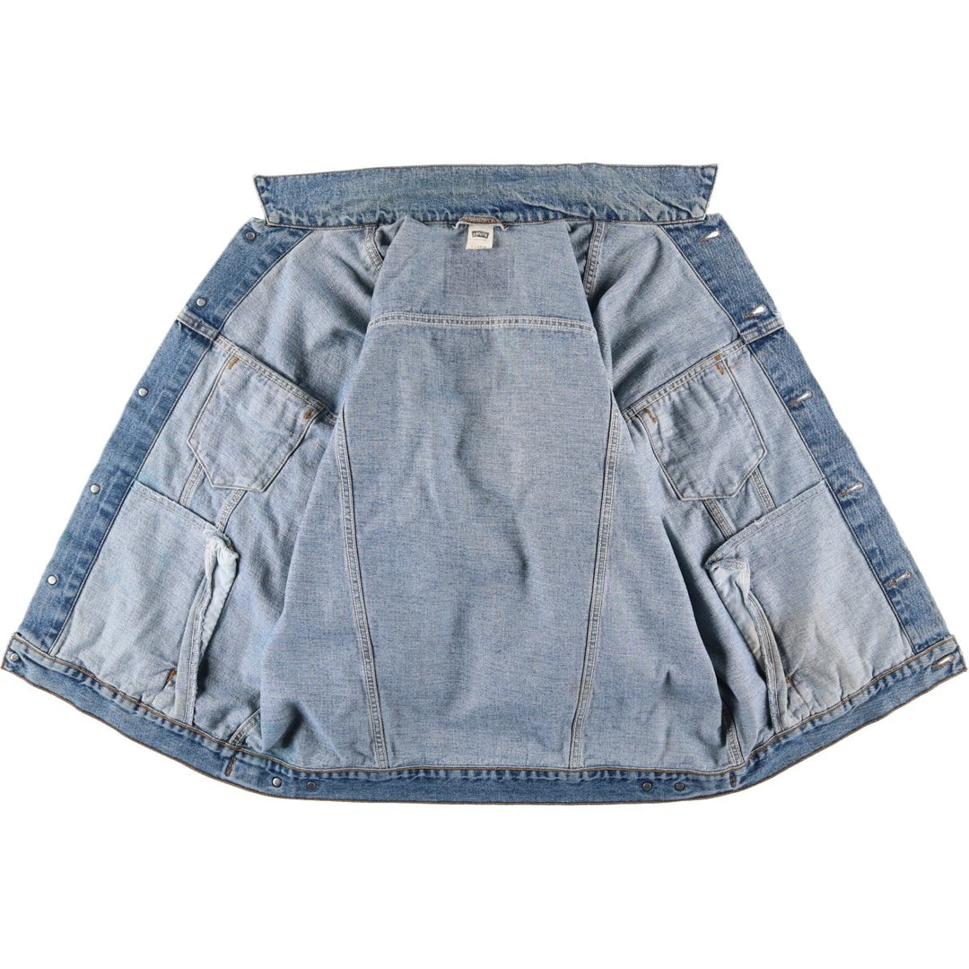 90'S Levi's 70507-4890 Denim Jacket, Men's Size XL, Vintage cotton blue type Vintage Second Hand