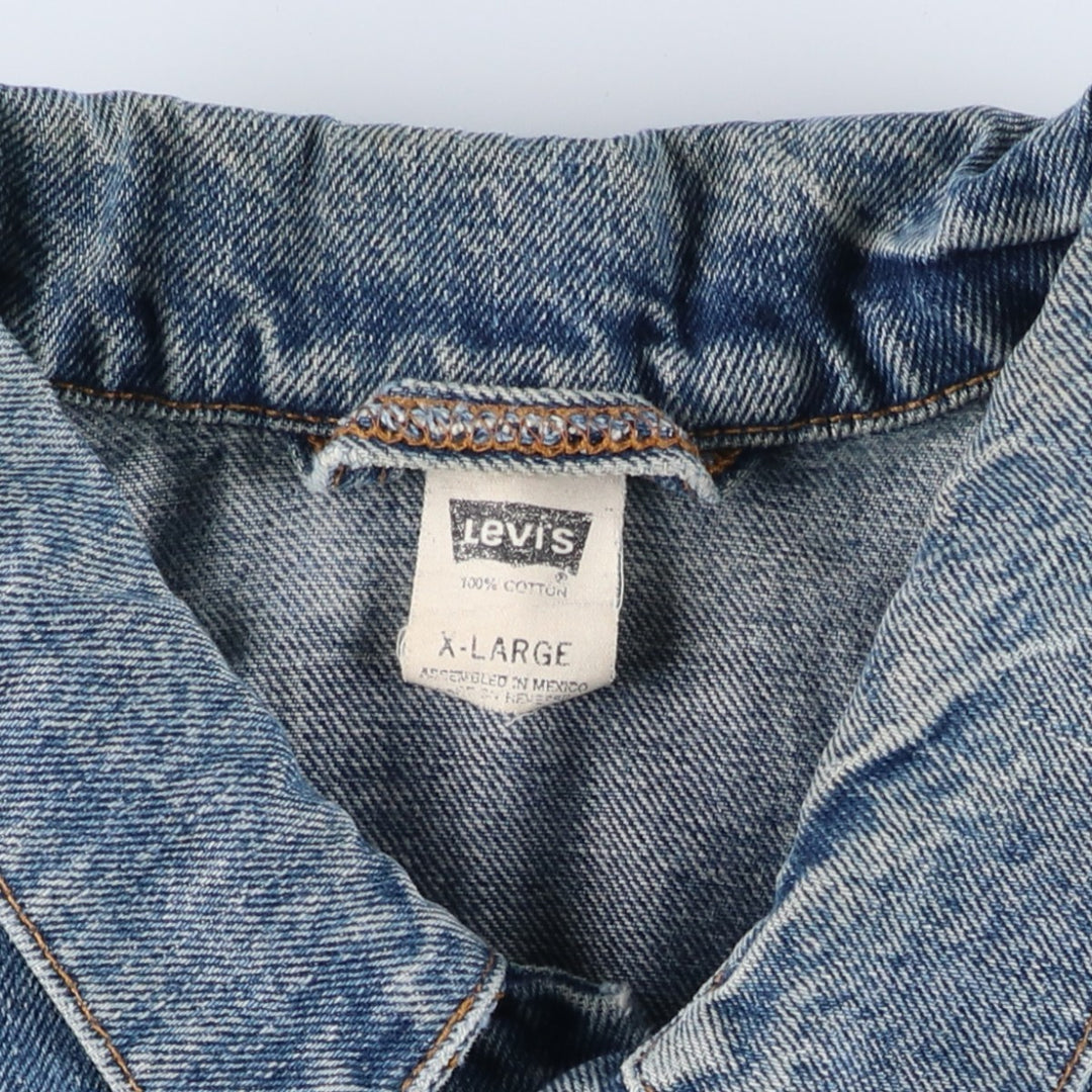 90'S Levi's 70507-4890 Denim Jacket, Men's Size XL, Vintage cotton blue type Vintage Second Hand