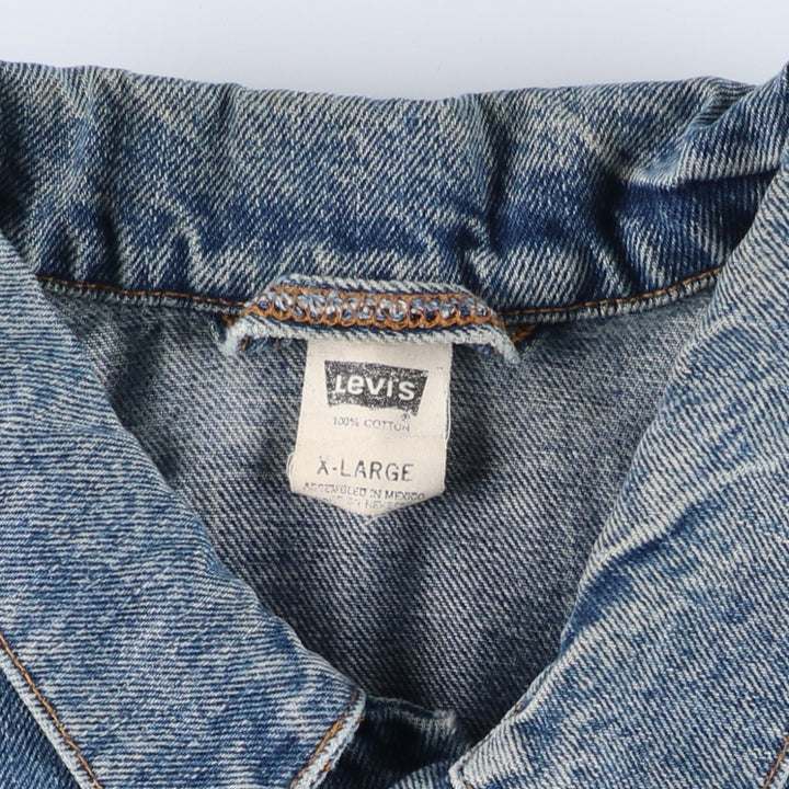 90'S Levi's 70507-4890 Denim Jacket, Men's Size XL, Vintage cotton blue type Vintage Second Hand