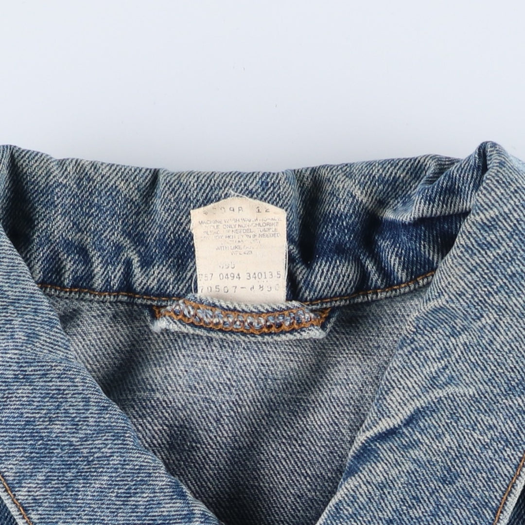 90'S Levi's 70507-4890 Denim Jacket, Men's Size XL, Vintage cotton blue type Vintage Second Hand