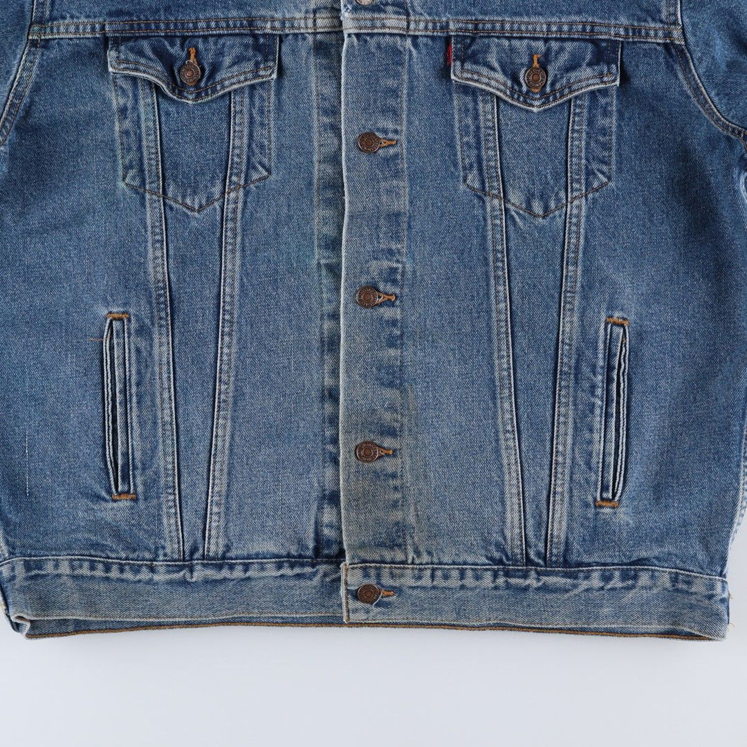 90'S Levi's 70507-4890 Denim Jacket, Men's Size XL, Vintage cotton blue type Vintage Second Hand