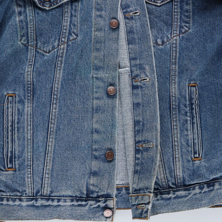 90'S Levi's 70507-4890 Denim Jacket, Men's Size XL, Vintage cotton blue type Vintage Second Hand