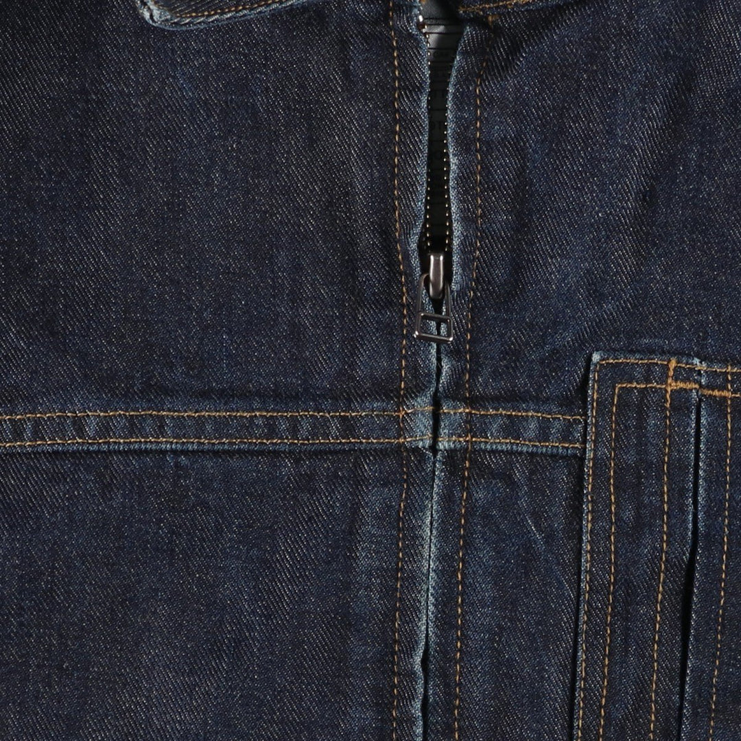 2000'S Nike Limited Edition Denim Jacket, Men's Size XL cotton navy blue type Vintage Second Hand