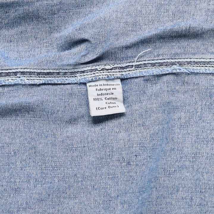 90s-00'S Calvin Klein Jeans denim coveralls, men's size M (approx.) cotton blue type Vintage Second Hand