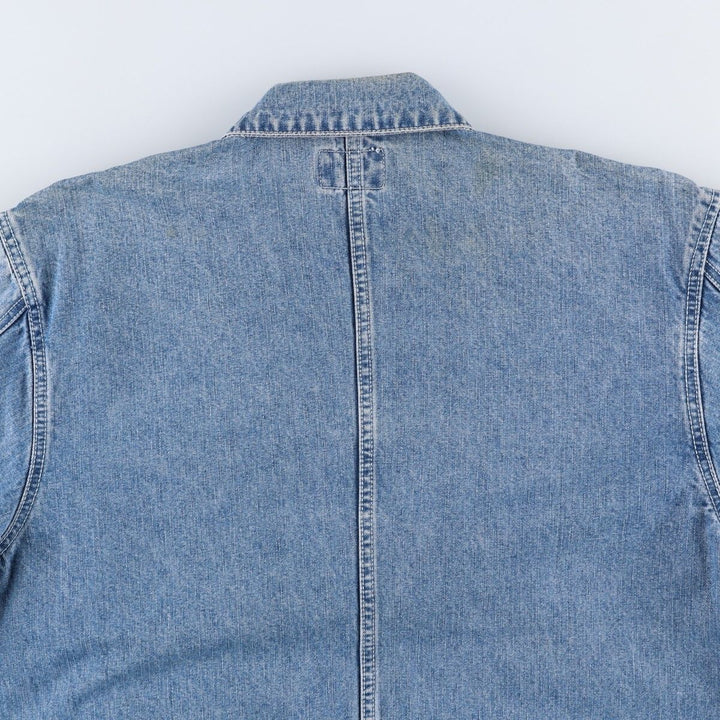 90s-00'S Calvin Klein Jeans denim coveralls, men's size M (approx.) cotton blue type Vintage Second Hand