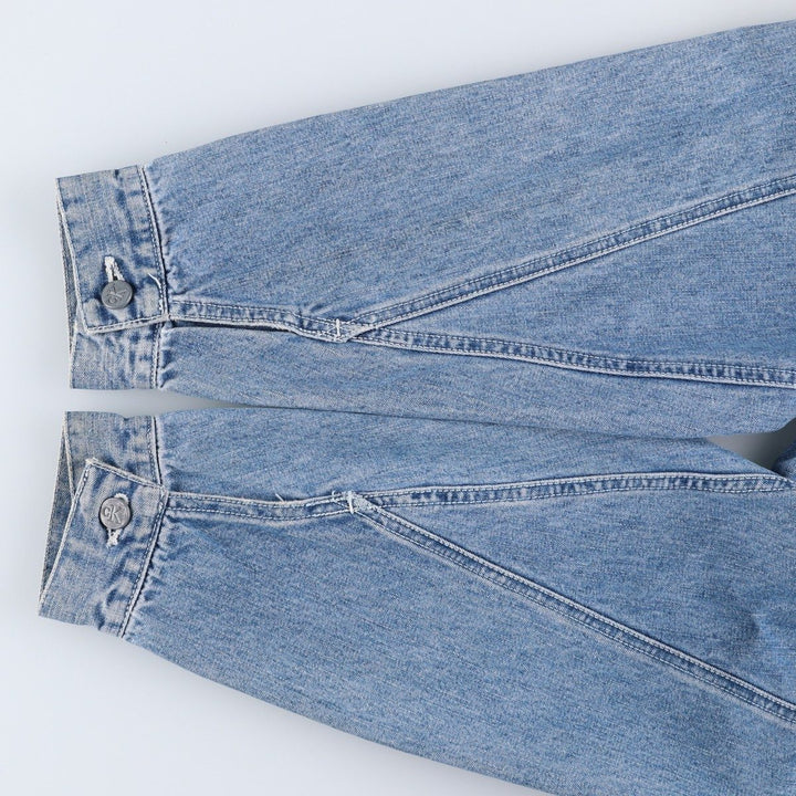 90s-00'S Calvin Klein Jeans denim coveralls, men's size M (approx.) cotton blue type Vintage Second Hand