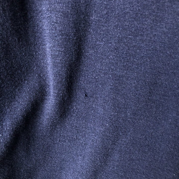 LLBean Henley Neck Long-Sleeve T-Shirt, Made in Canada, Men's Size L (Equivalent), Vintage. cotton navy blue type Vintage Second Hand