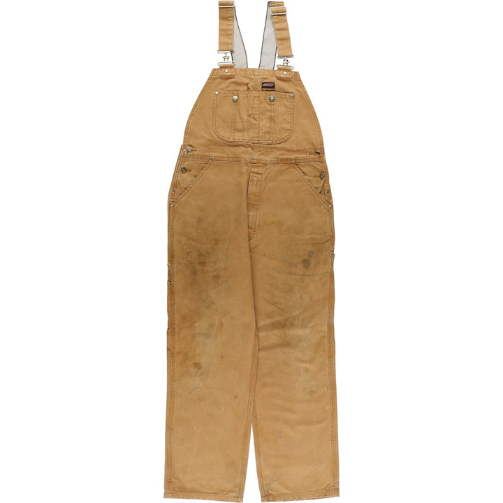 Dickies Duck Overalls Men's Size W36 unclear Beige type Vintage Second Hand