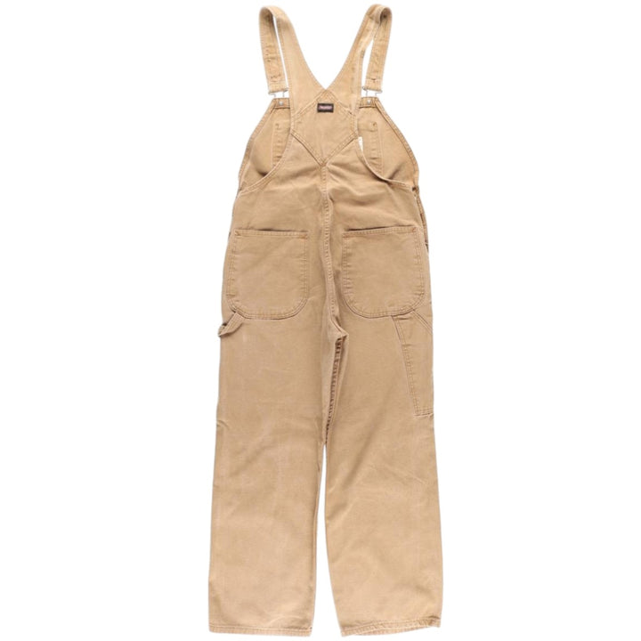 Dickies Duck Overalls Men's Size W36 cotton beige type brown Vintage Second Hand