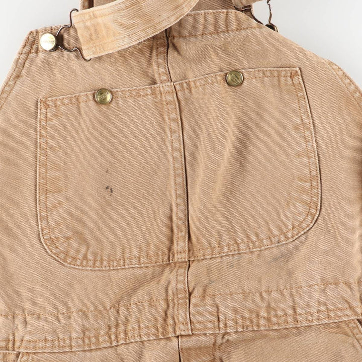 Dickies Duck Overalls Men's Size W36 cotton beige type brown Vintage Second Hand