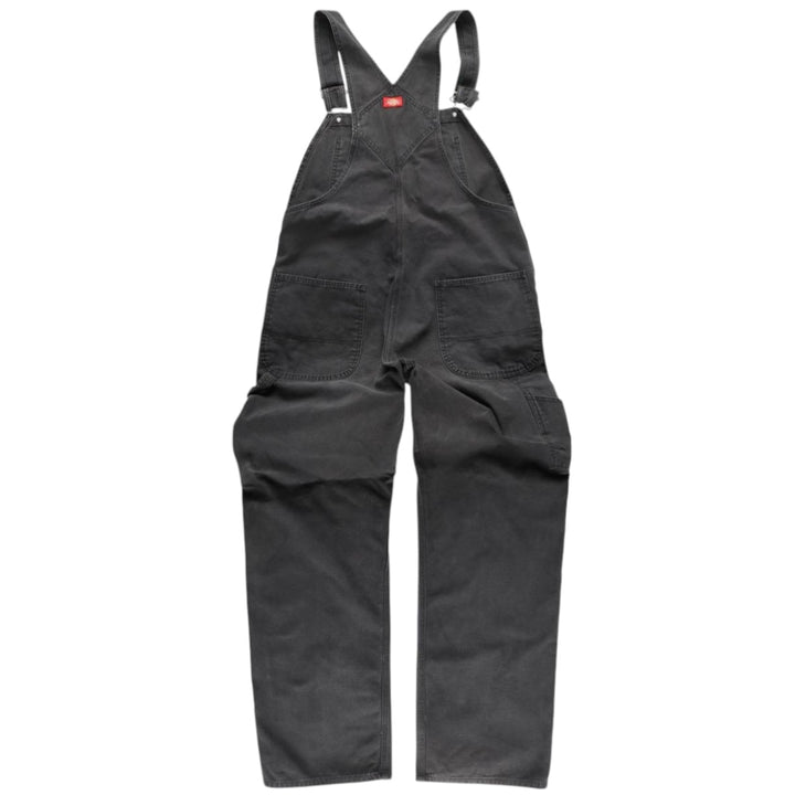 Dickies Big Size Duck Canvas Overalls for Men (equivalent to W40) unclear black type Vintage Second Hand