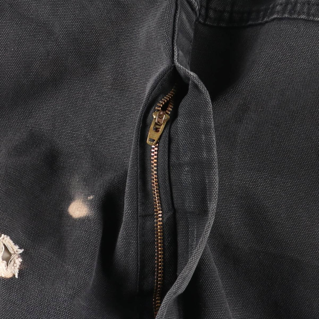 Dickies Big Size Duck Canvas Overalls for Men (equivalent to W40) unclear black type Vintage Second Hand