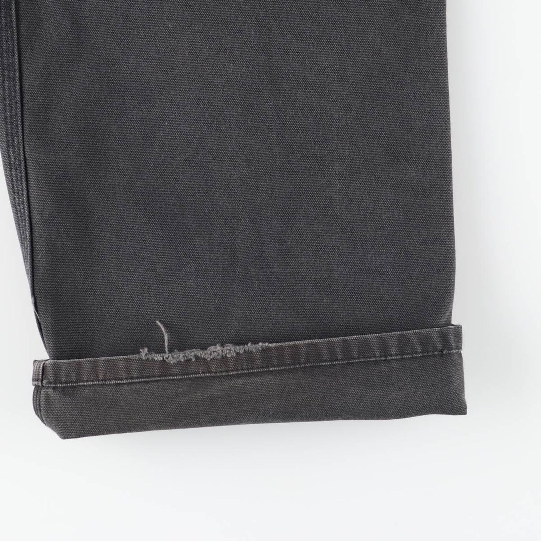 Dickies Big Size Duck Canvas Overalls for Men (equivalent to W40) unclear black type Vintage Second Hand